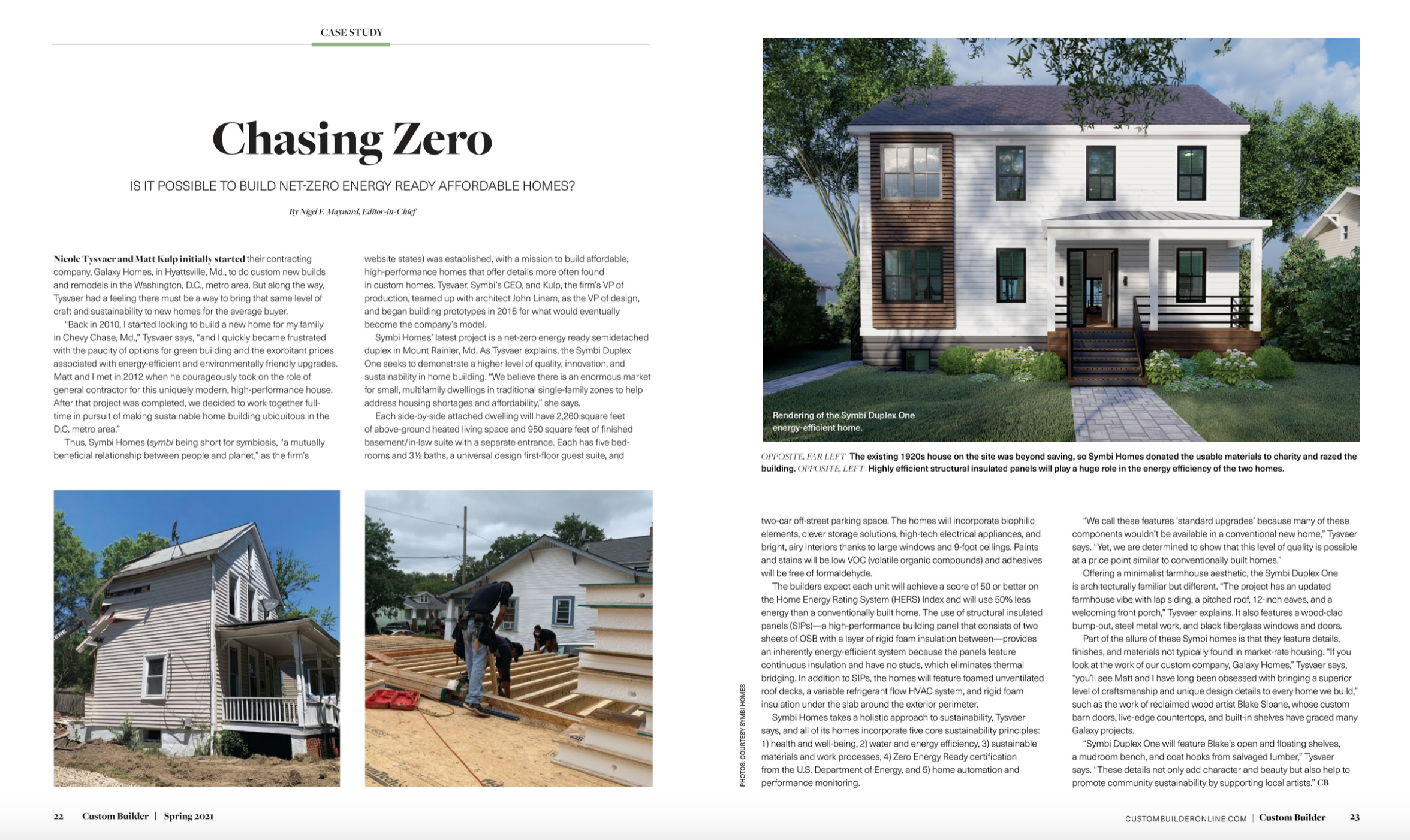 Chasing Zero - Custom Builder Magazine