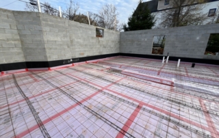 Basement slab insulation for a net-zero home