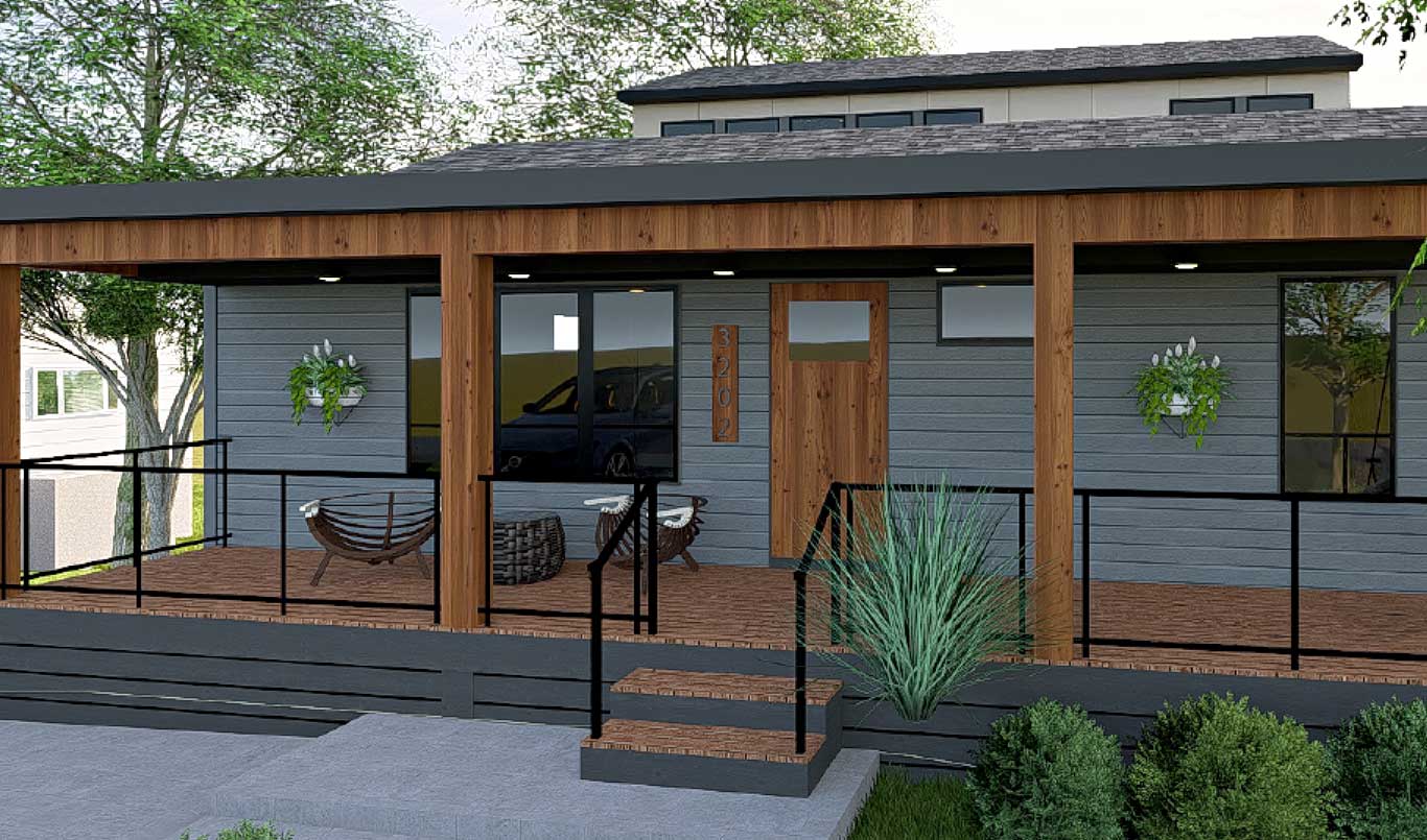 Retro Rambler rendering