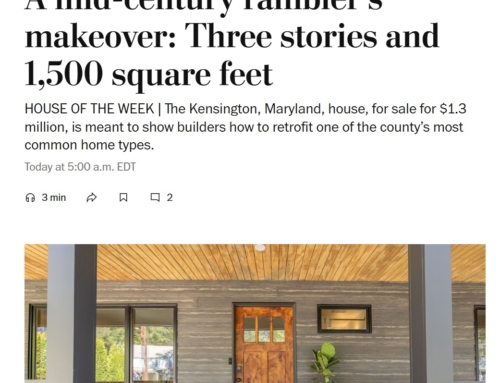 The Washington Post Spotlights Symbi Homes’ Sustainable Retro Rambler Remodel